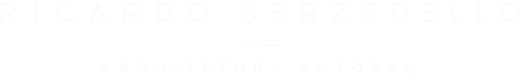 Logotipo do escritório Ricardo Serzedello Arquitetura Autoral.