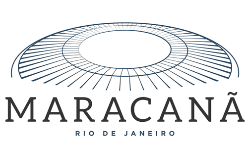 Logotipo da Arena Maracanã representando participação em projeto de relevância nacional.